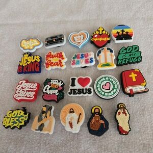 20pcs/set Religious Series Shoes/Crocs Charms